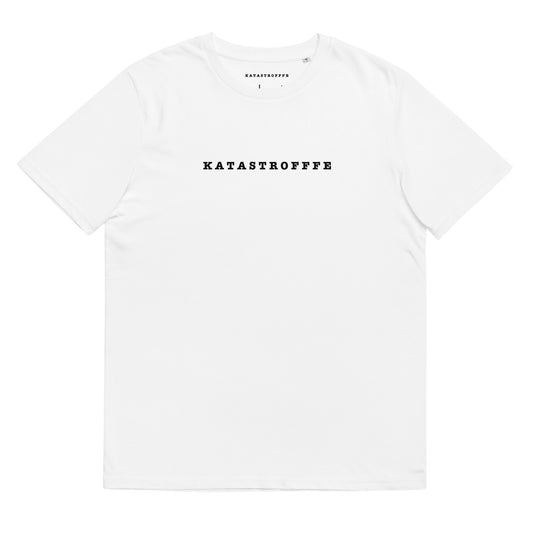 Classic KATASTROFFFE White Unisex organic cotton t-shirt