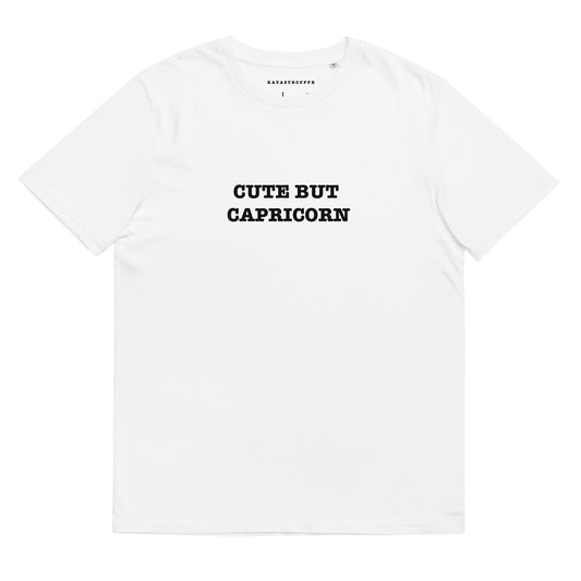 CUTE BUT CAPRICORN Katastrofffe Unisex organic cotton t-shirt