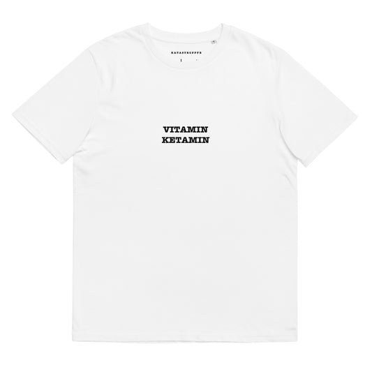 VITAMIN KETAMIN Katastrofffe Unisex organic cotton t-shirt