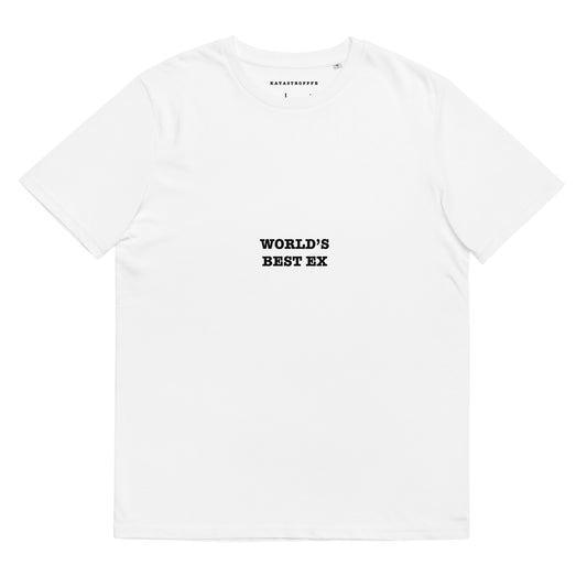 WORLD'S BEST EX KATASTROFFFE Unisex organic cotton t-shirt